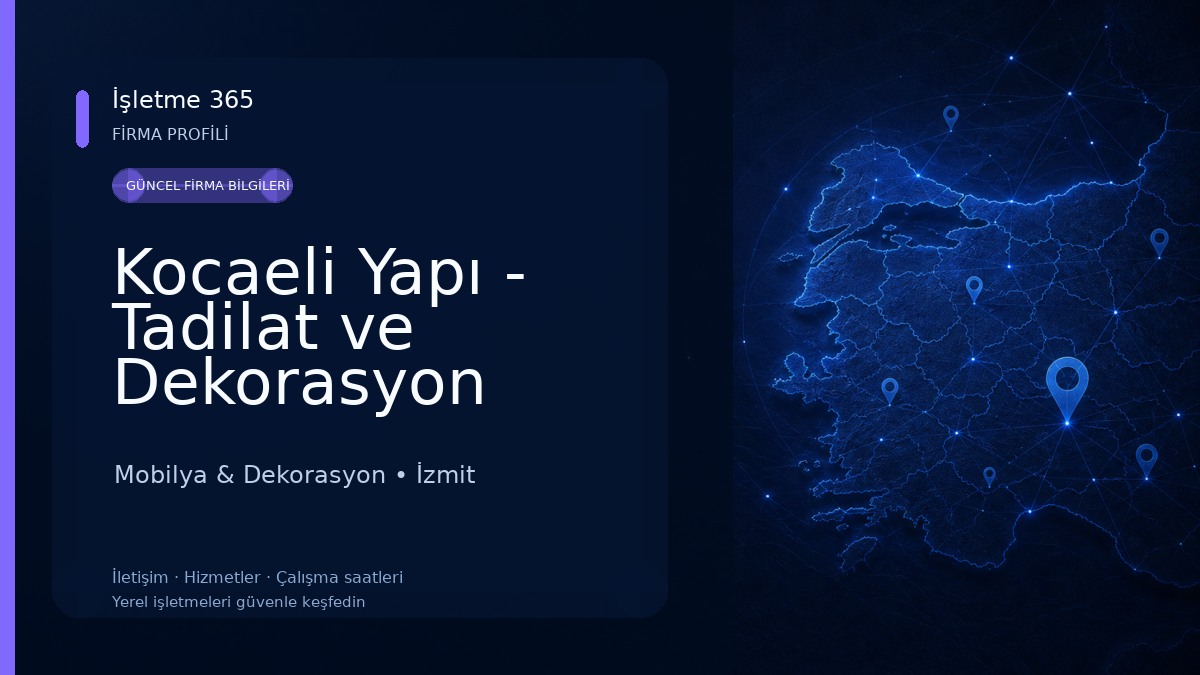 Kocaeli Yapı - Tadilat ve Dekorasyon Firması Mobilya & Dekorasyon