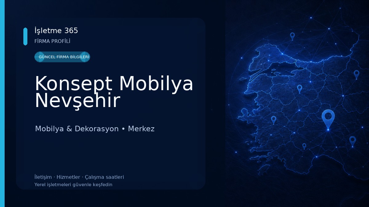Konsept Mobilya Nevşehir Mobilya & Dekorasyon