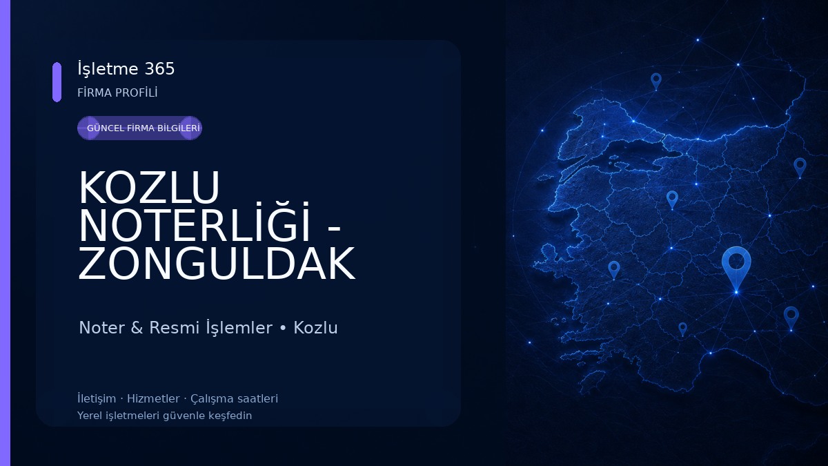 KOZLU NOTERLİĞİ - ZONGULDAK