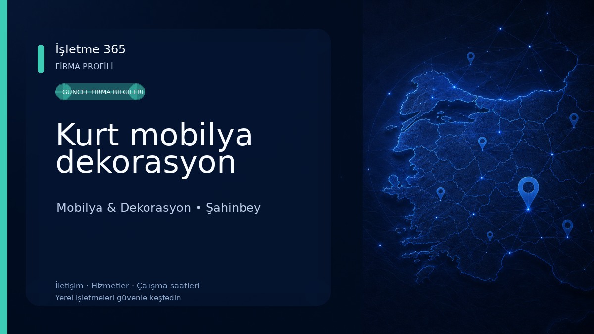 Kurt mobilya dekorasyon