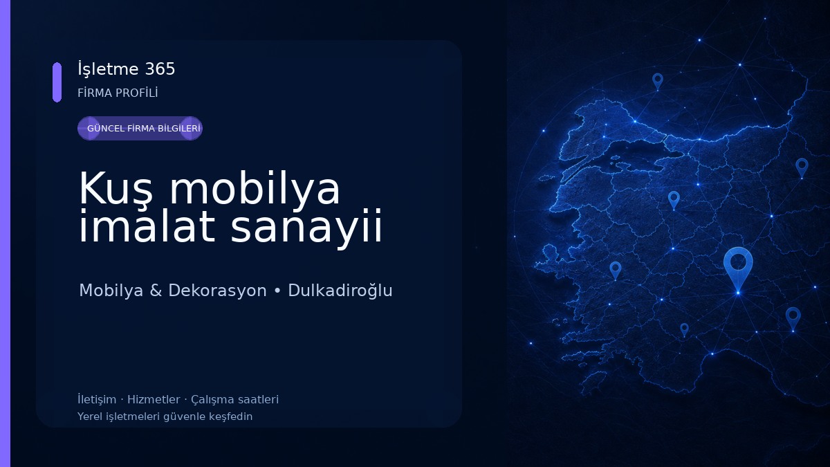 Kuş mobilya imalat sanayii