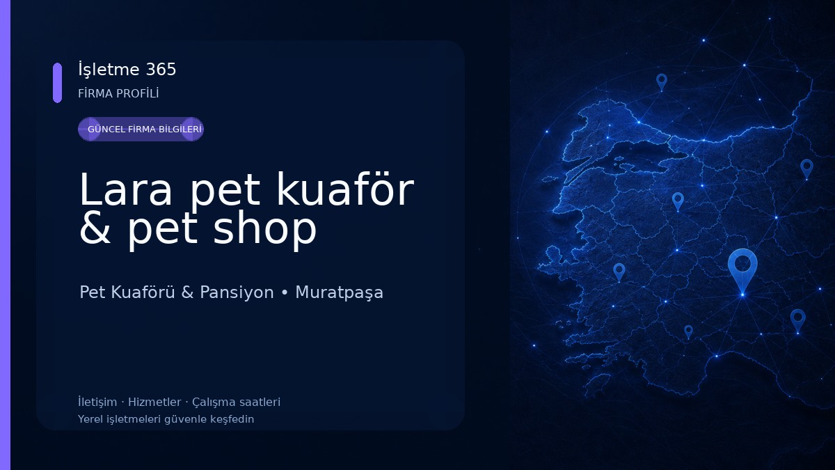 Lara pet kuaför & pet shop