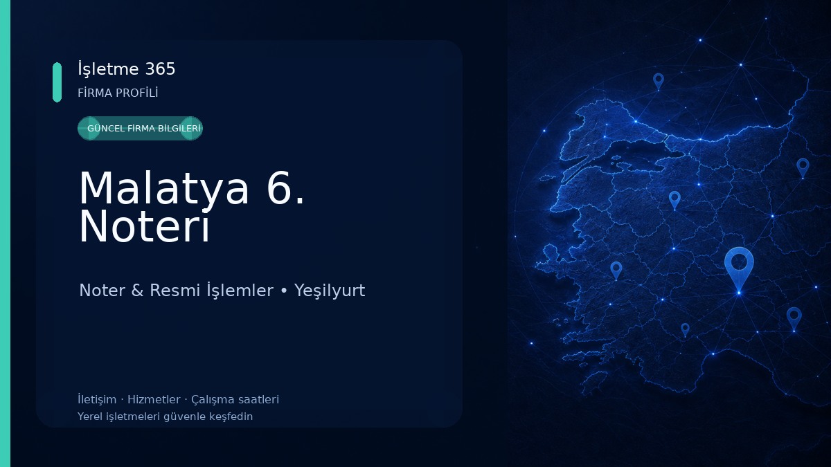 Malatya 6. Noteri 