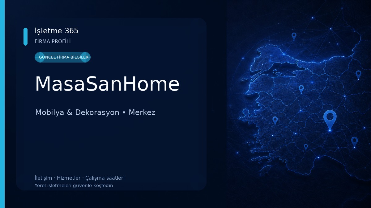 MasaSanHome Mobilya & Dekorasyon