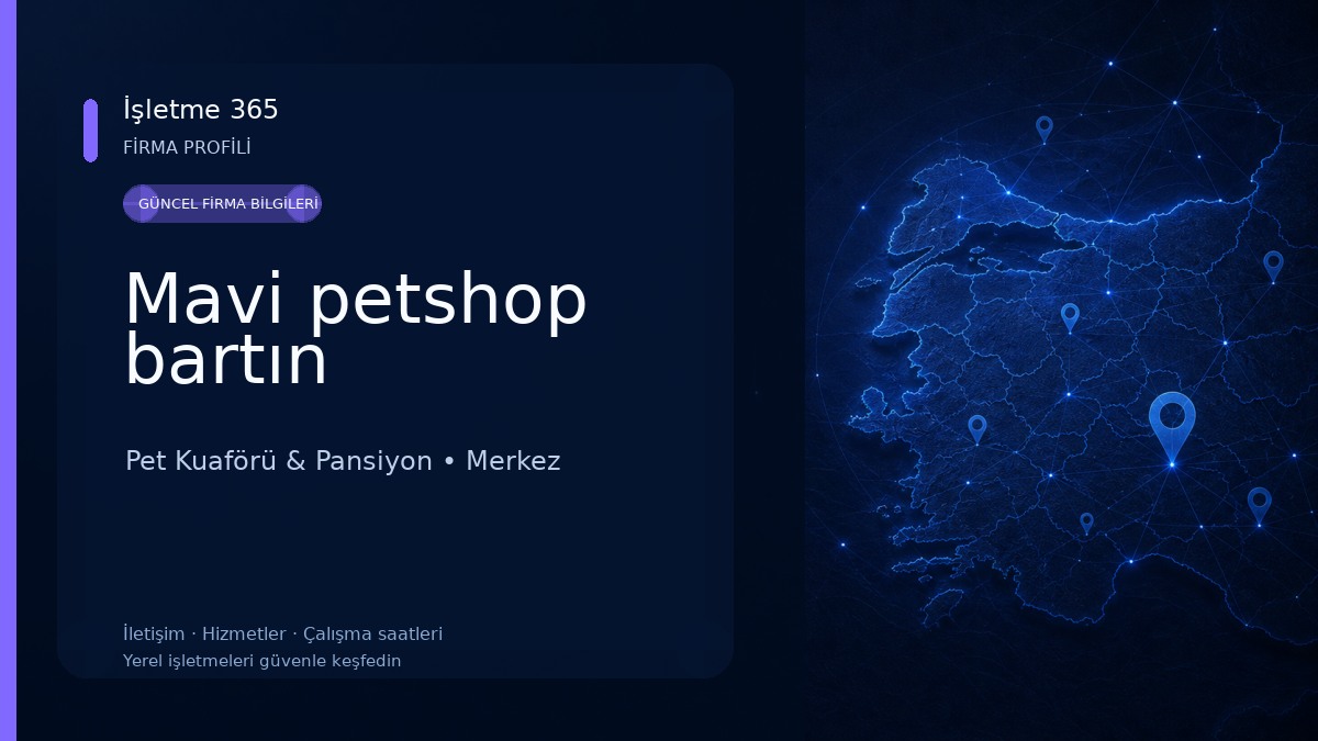 Mavi petshop bartın 