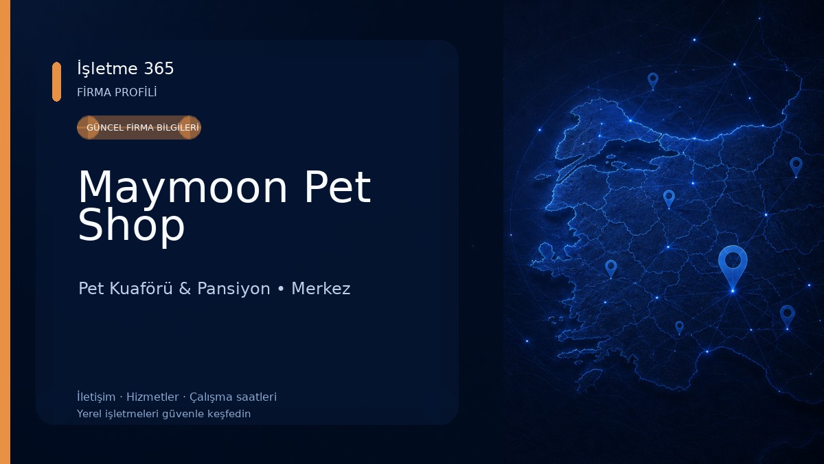 Maymoon Pet Shop Pet Kuaförü & Pansiyon