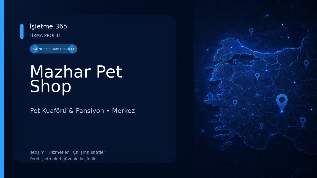 Mazhar Pet Shop Pet Kuaförü & Pansiyon