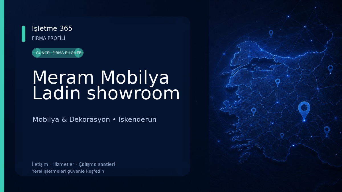 Meram Mobilya Ladin showroom