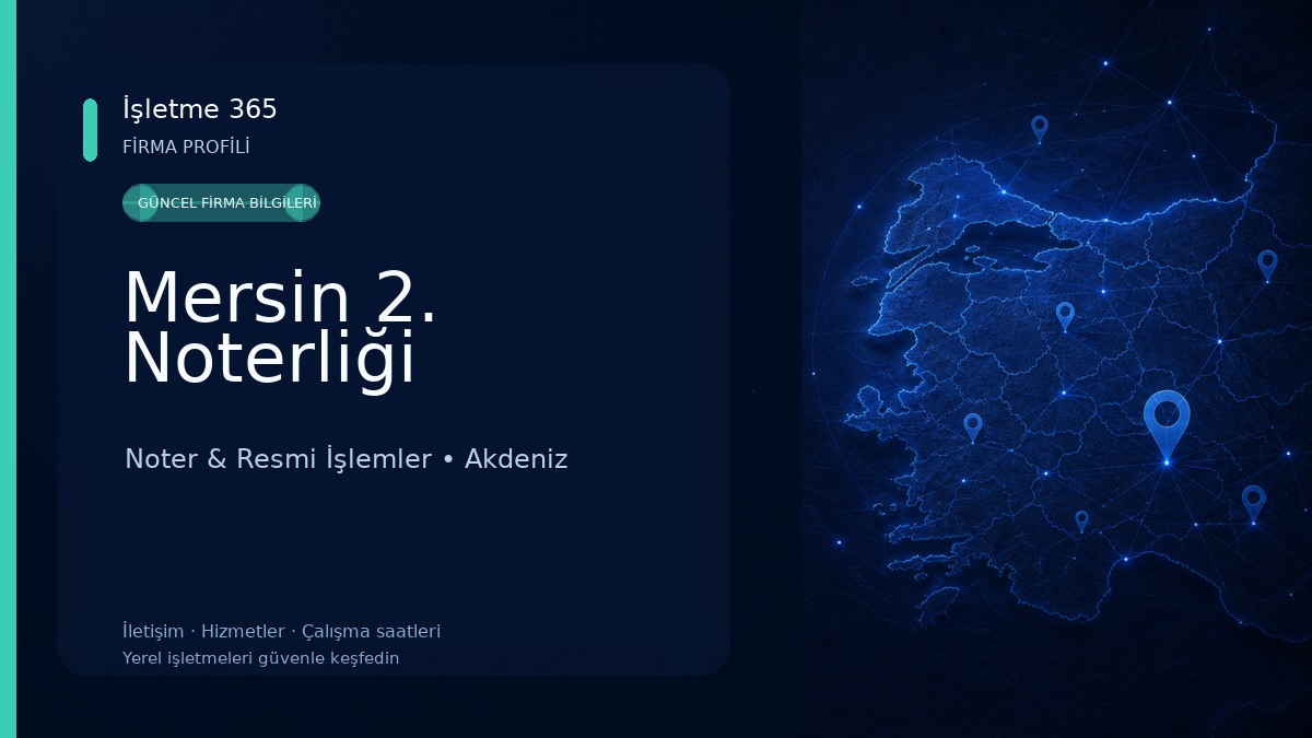 Mersin 2. Noterliği 