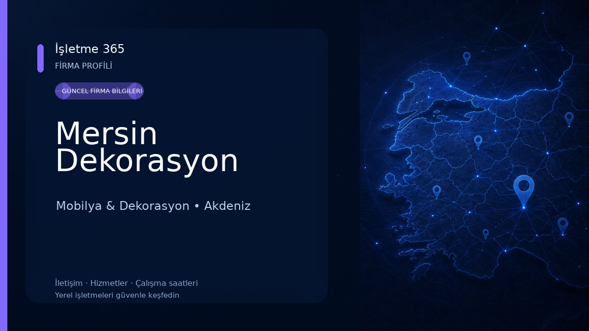 Mersin Dekorasyon
