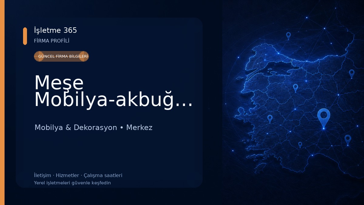 Meşe Mobilya-akbuğalar