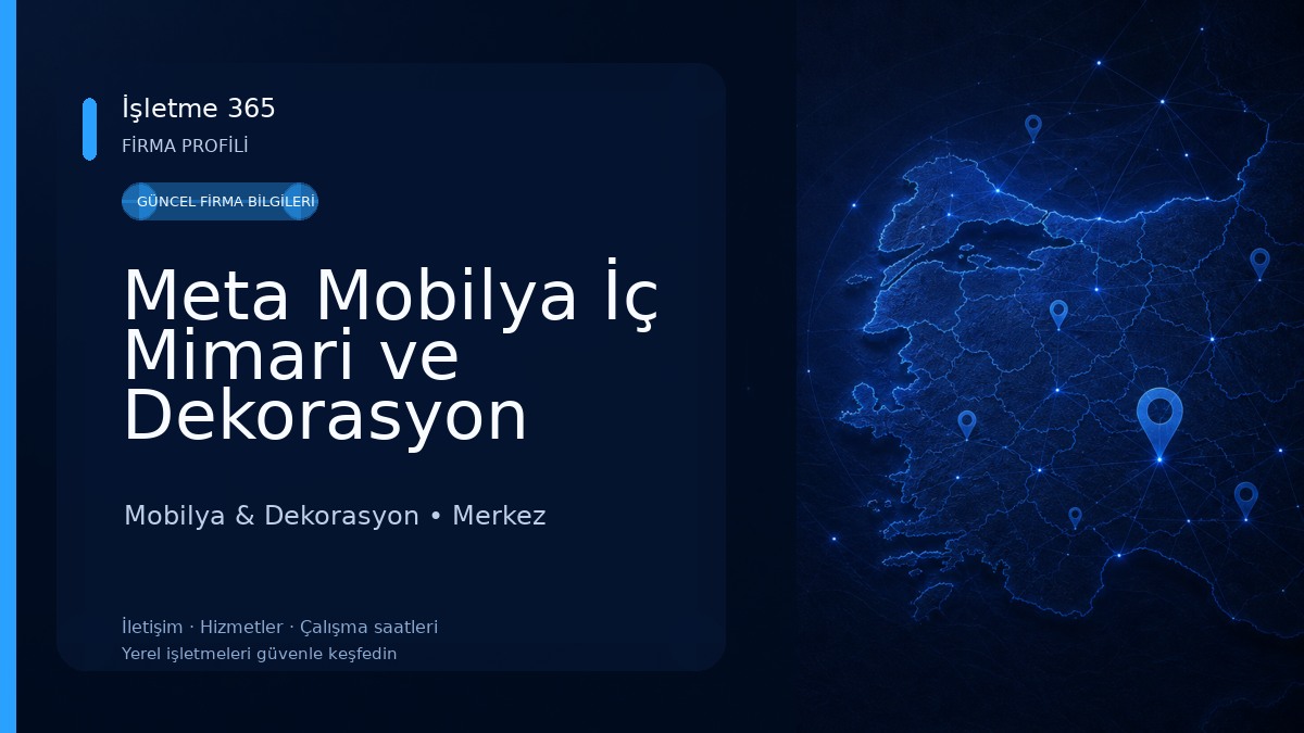 Meta Mobilya İç Mimari ve Dekorasyon