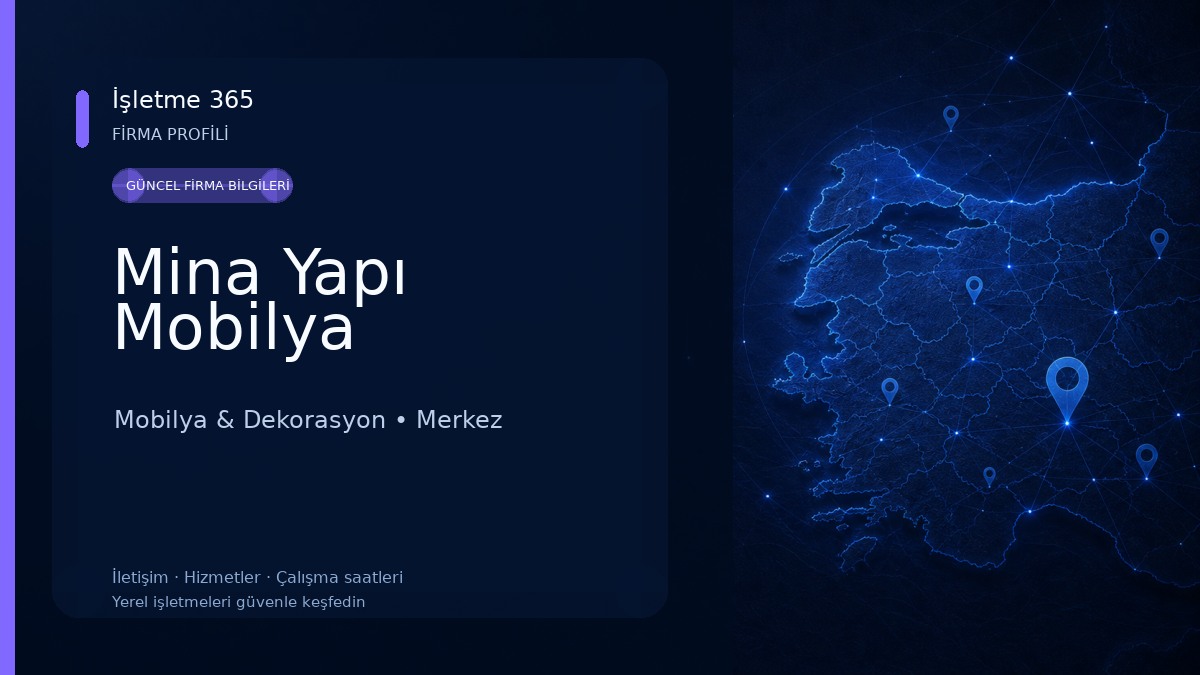 Mina Yapı Mobilya 