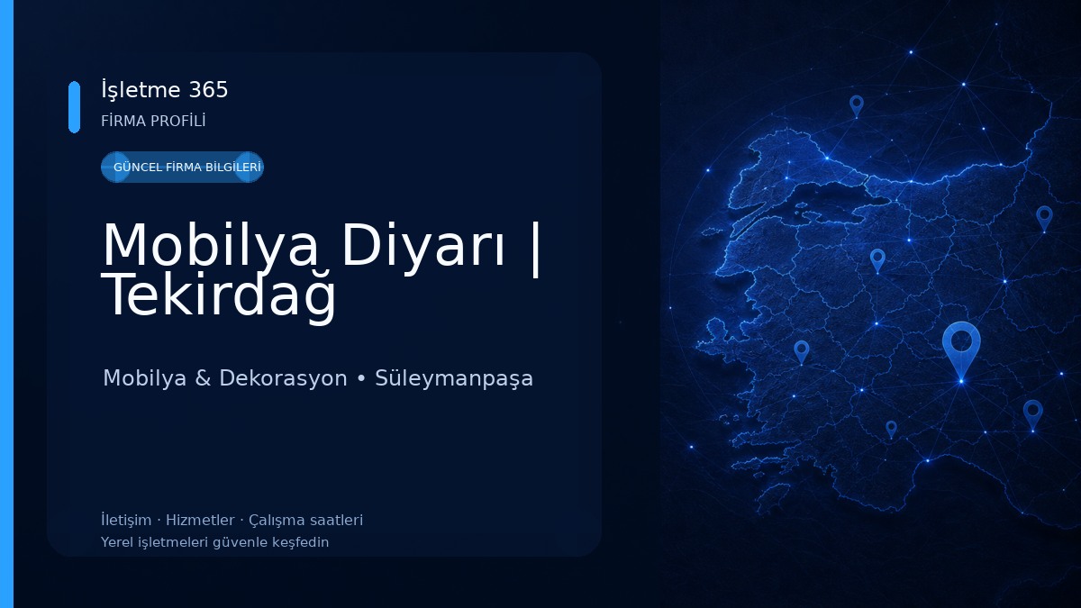 Mobilya Diyarı | Tekirdağ