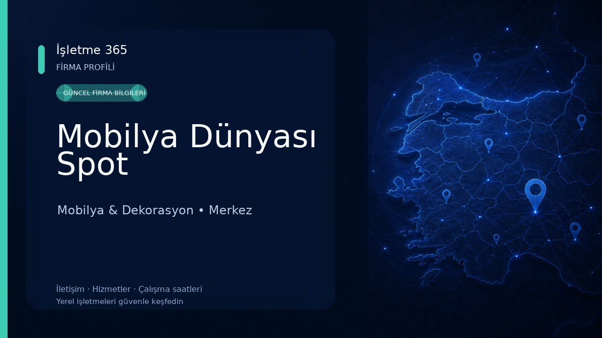 Mobilya Dünyası Spot