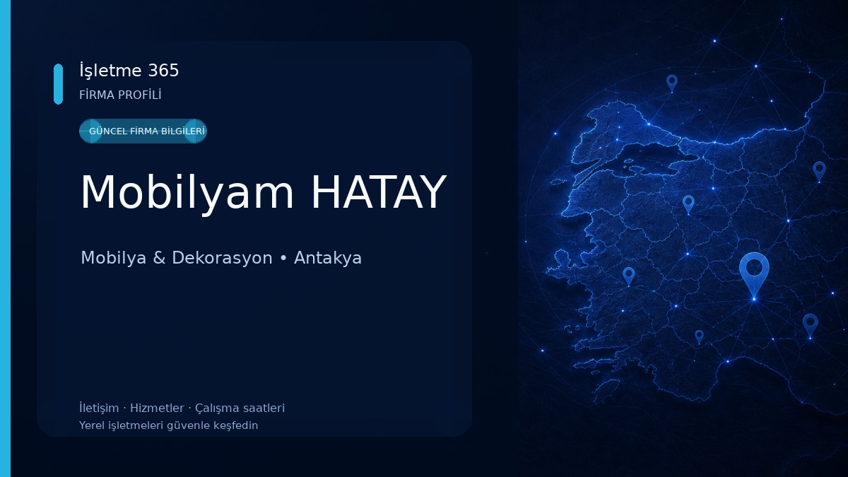 Mobilyam HATAY Mobilya & Dekorasyon