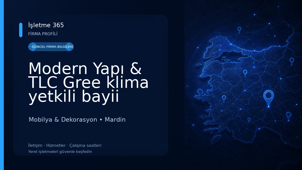 Modern Yapı & TLC Gree klima yetkili bayii Mobilya & Dekorasyon