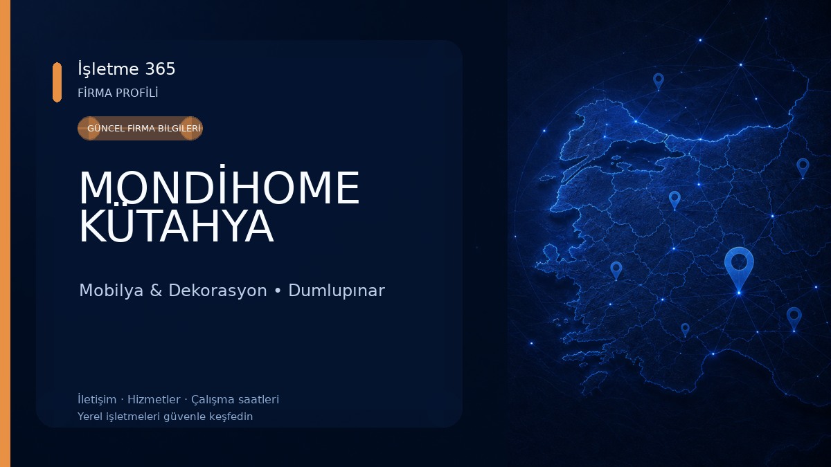 MONDİHOME KÜTAHYA Mobilya & Dekorasyon