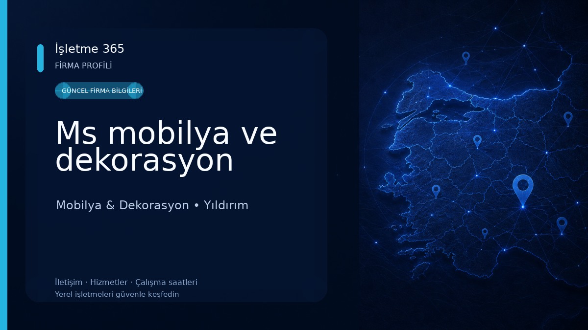 Ms mobilya ve dekorasyon Mobilya & Dekorasyon