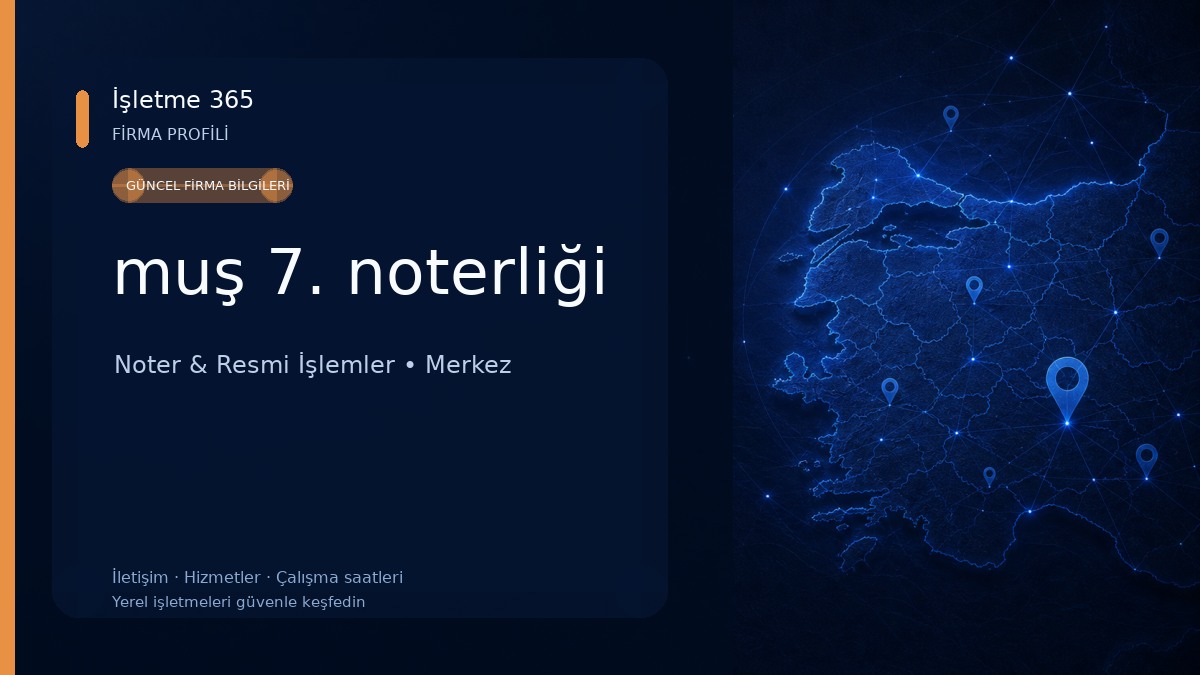 muş 7. noterliği 