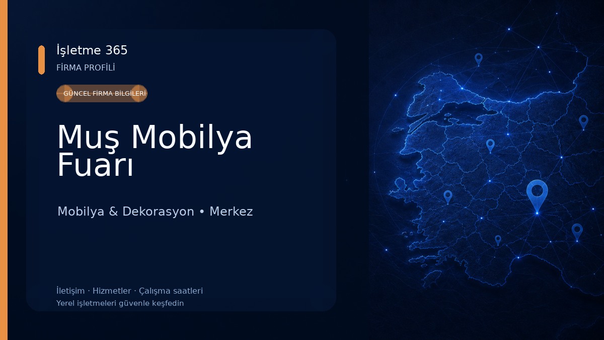 Muş Mobilya Fuarı Mobilya & Dekorasyon
