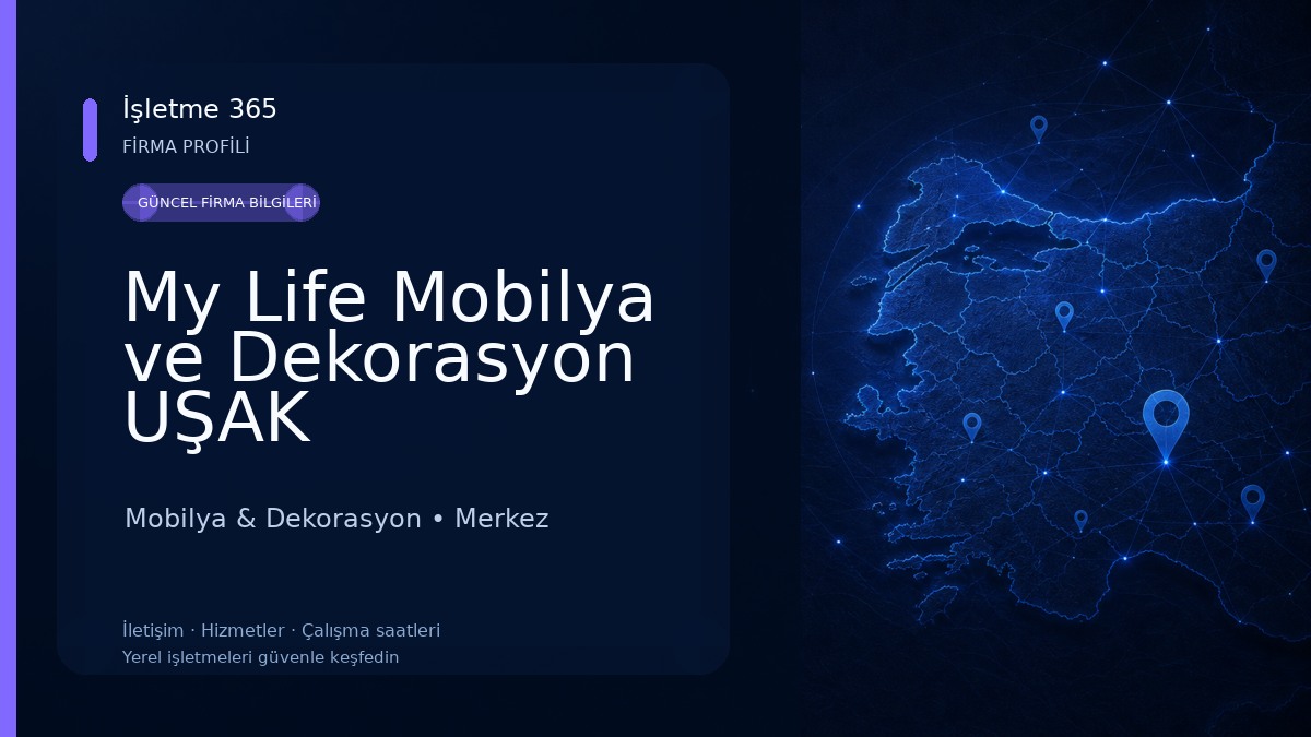 My Life Mobilya ve Dekorasyon UŞAK