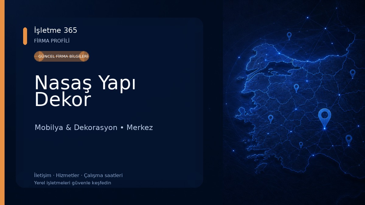 Nasaş Yapı Dekor Mobilya & Dekorasyon