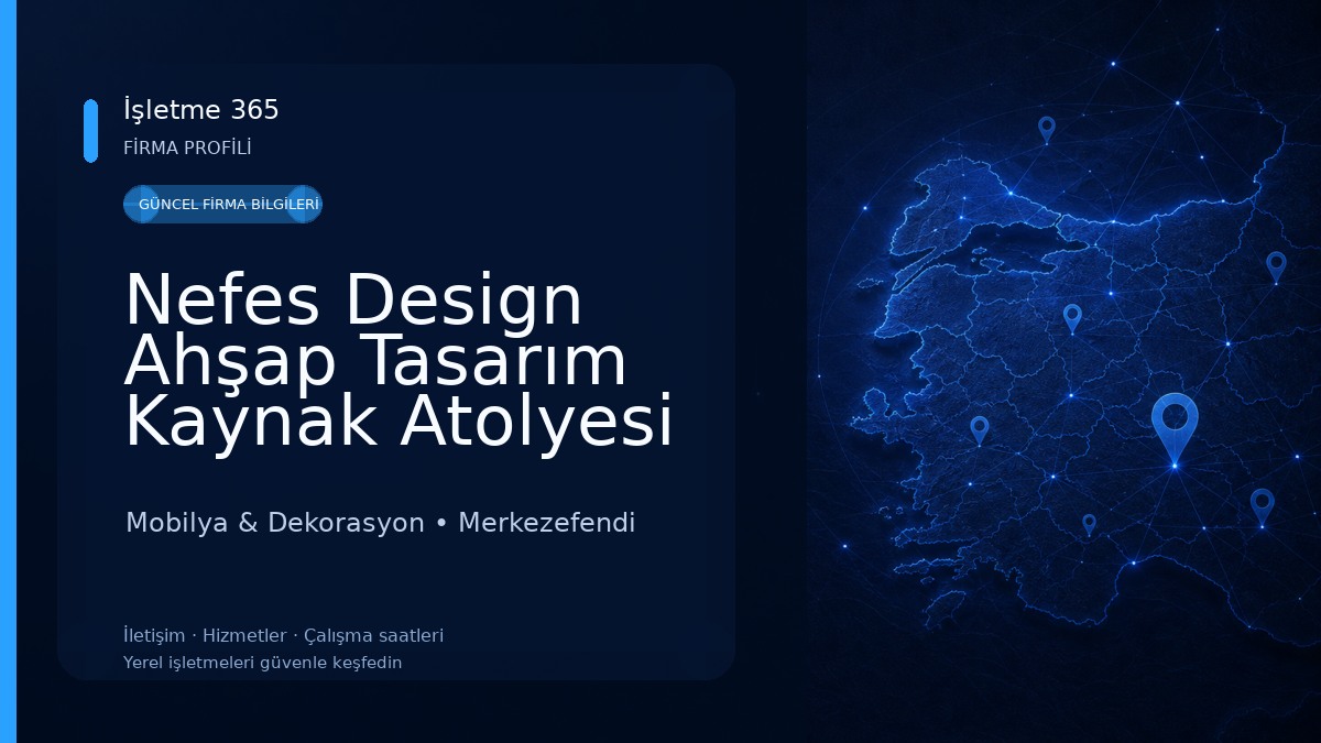 Nefes Design Ahşap Tasarım Kaynak Atolyesi