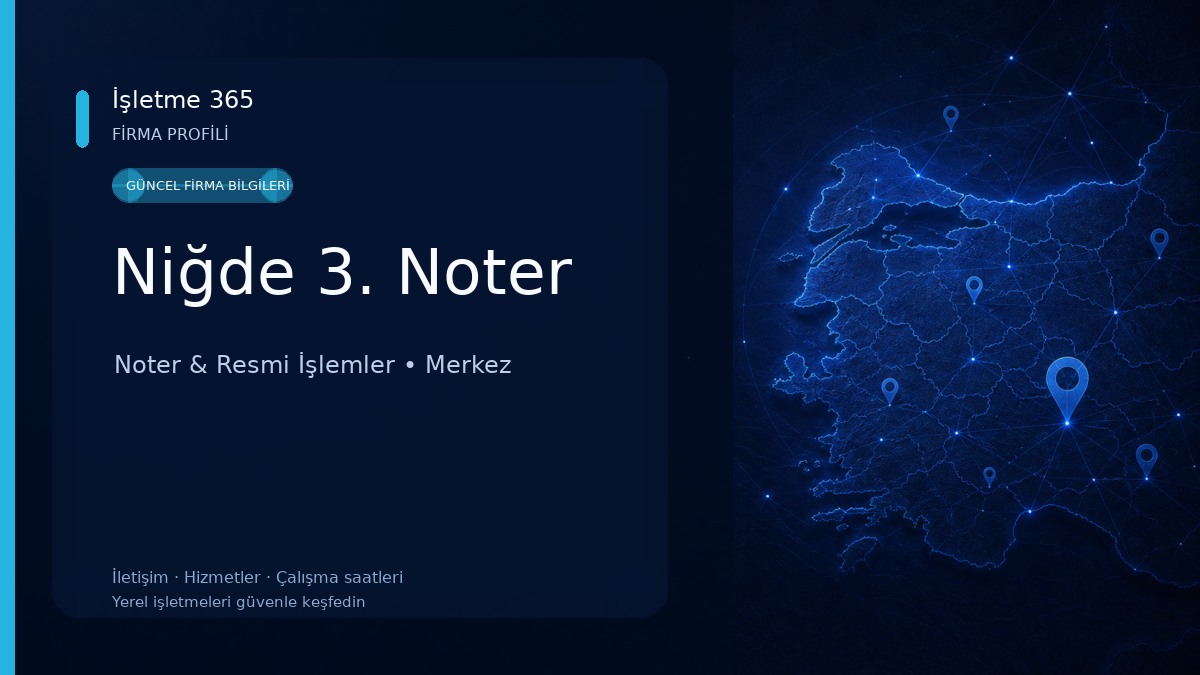 Niğde 3. Noter 