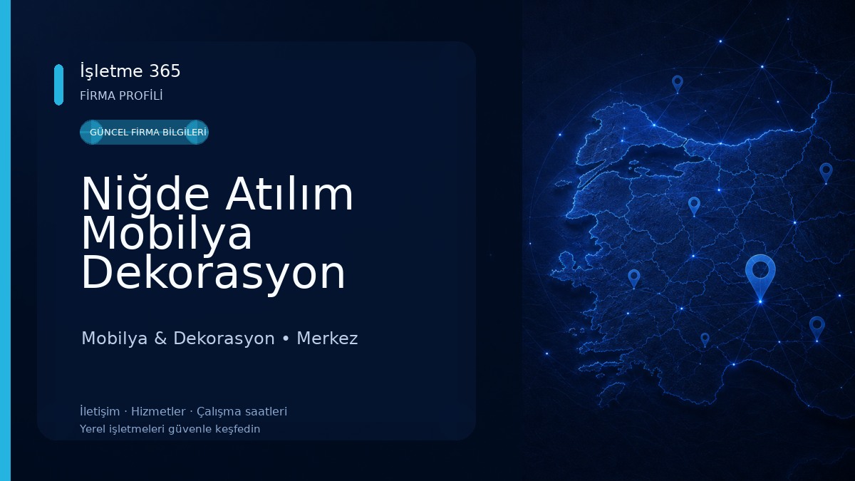 Niğde Atılım Mobilya Dekorasyon Mobilya & Dekorasyon