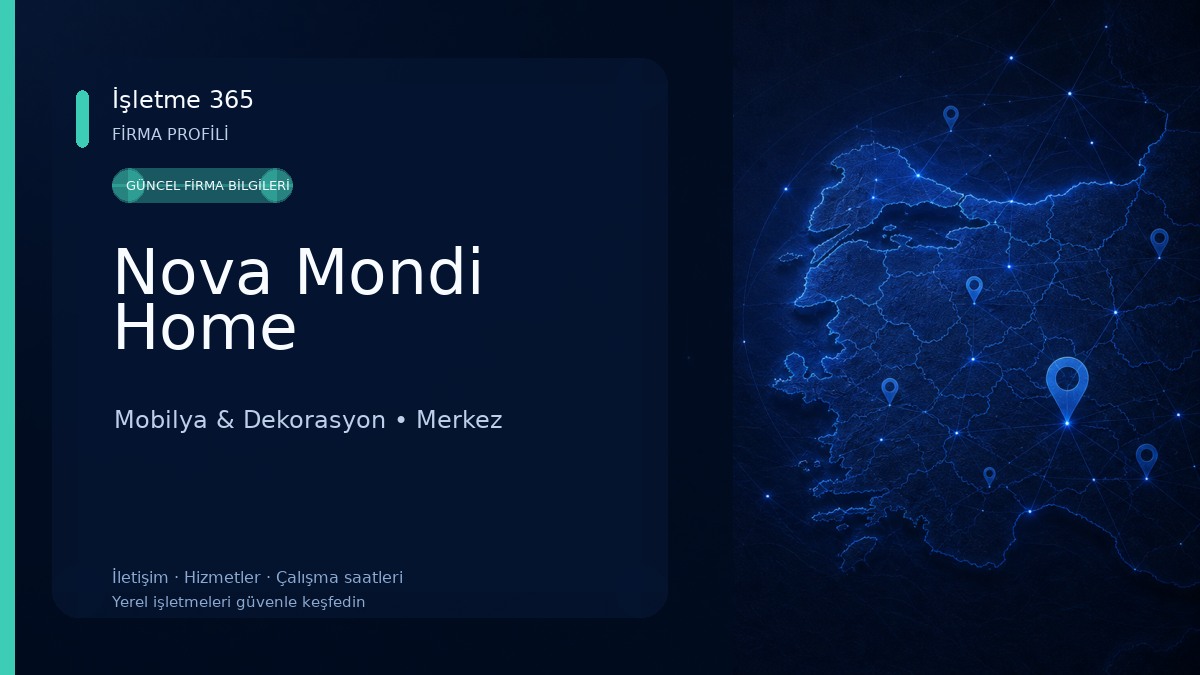 Nova Mondi Home Mobilya & Dekorasyon