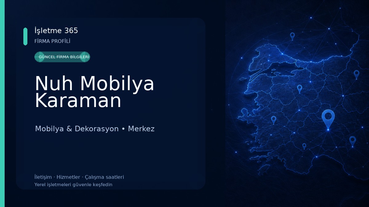 Nuh Mobilya Karaman