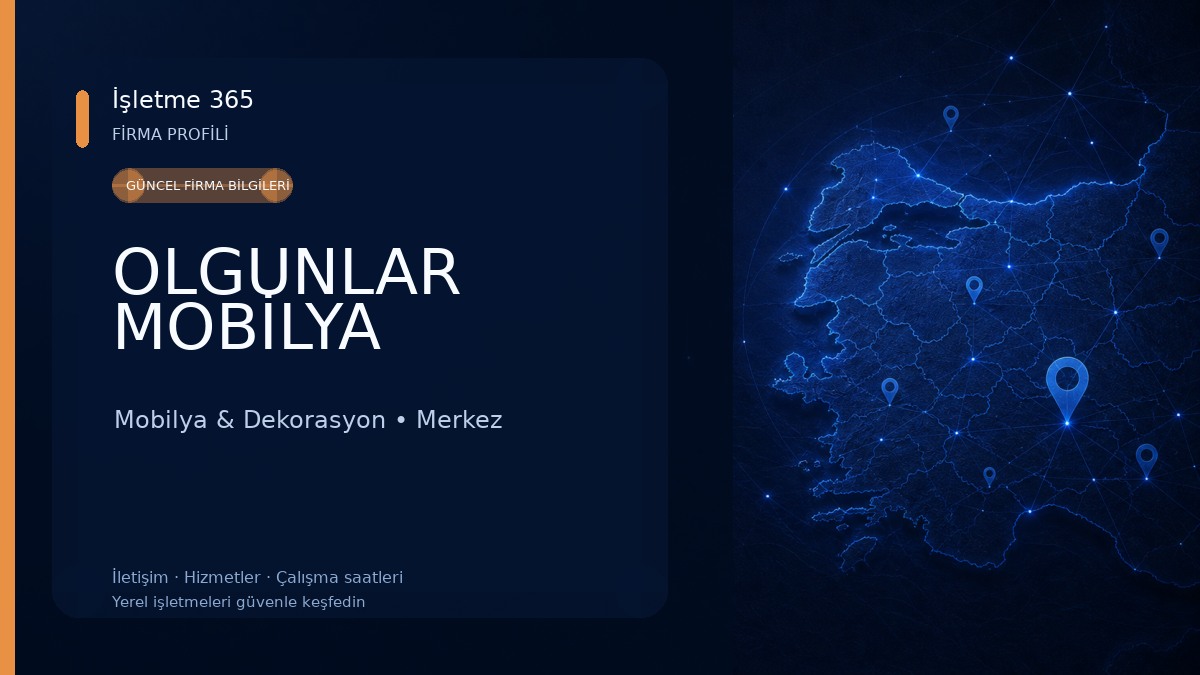 OLGUNLAR MOBİLYA Mobilya & Dekorasyon