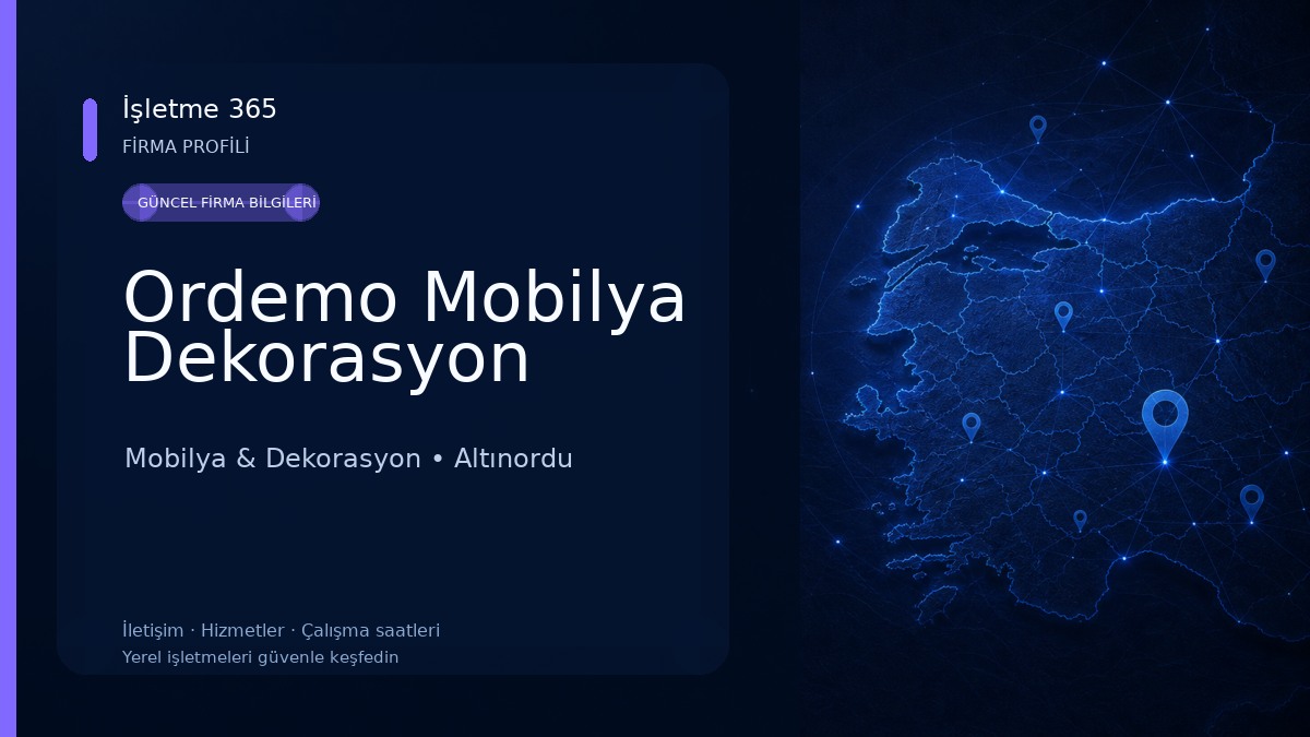 Ordemo Mobilya Dekorasyon