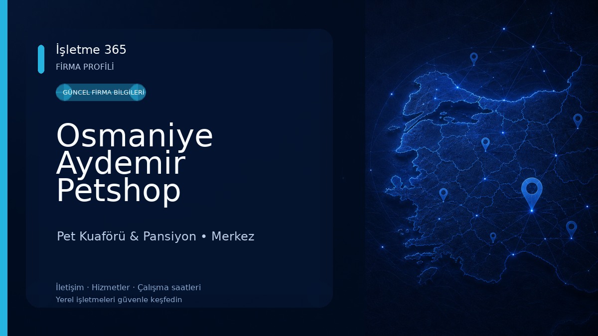 Osmaniye Aydemir Petshop 