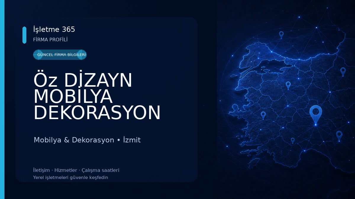 Öz DİZAYN MOBİLYA DEKORASYON Mobilya & Dekorasyon