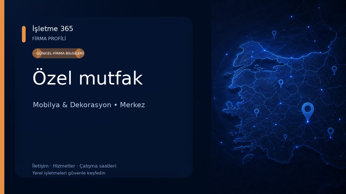 Özel mutfak