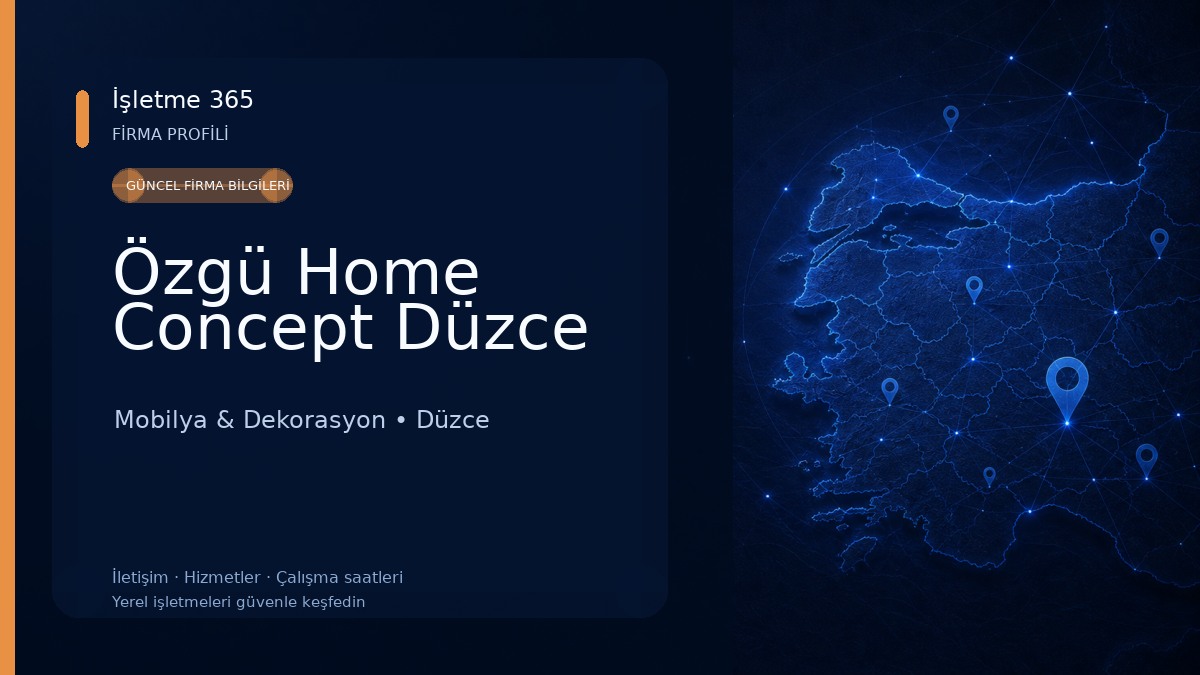 Özgü Home Concept Düzce Mobilya & Dekorasyon