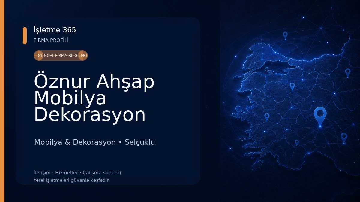 Öznur Ahşap Mobilya Dekorasyon Mobilya & Dekorasyon