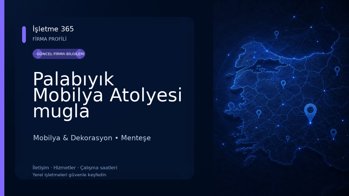 Palabıyık Mobilya Atolyesi mugla Mobilya & Dekorasyon