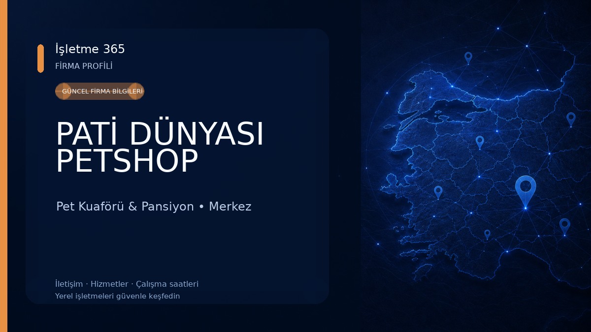 PATİ DÜNYASI PETSHOP 
