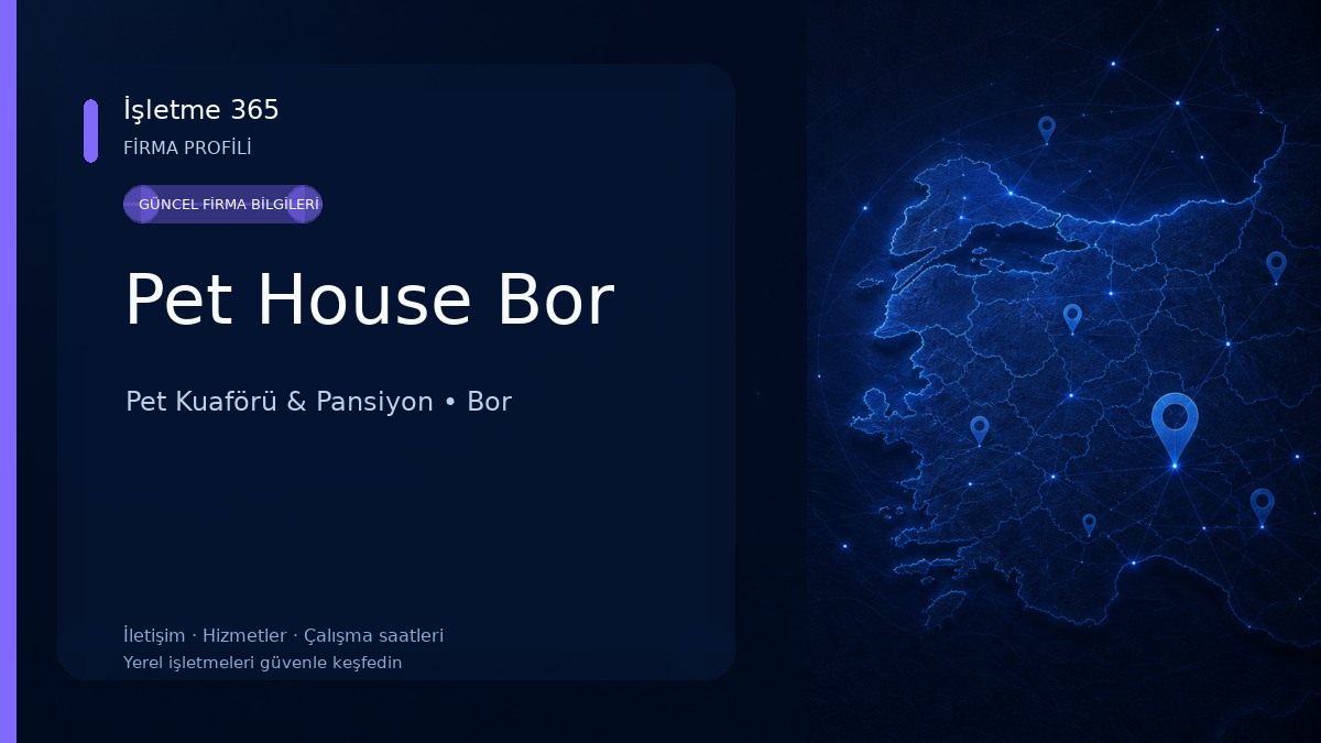Pet House Bor Pet Kuaförü & Pansiyon