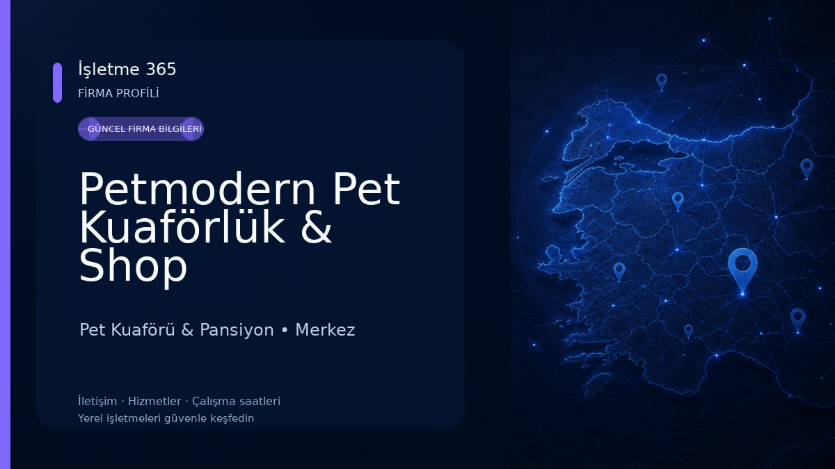 Petmodern Pet Kuaförlük & Shop Pet Kuaförü & Pansiyon