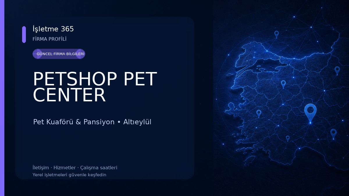 PETSHOP PET CENTER Pet Kuaförü & Pansiyon