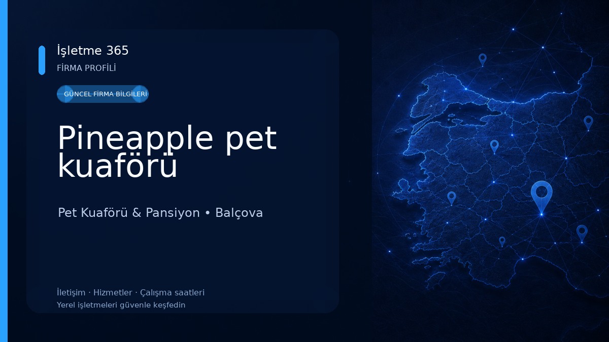 Pineapple pet kuaförü