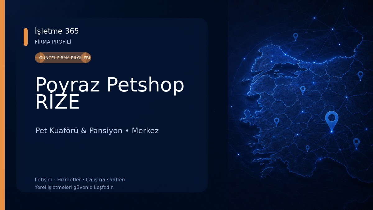 Poyraz Petshop RİZE 