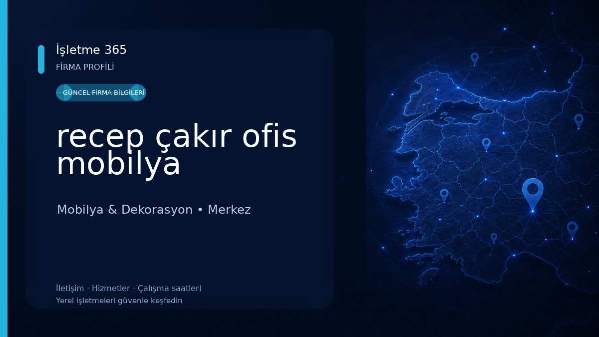 recep çakır ofis mobilya Mobilya & Dekorasyon