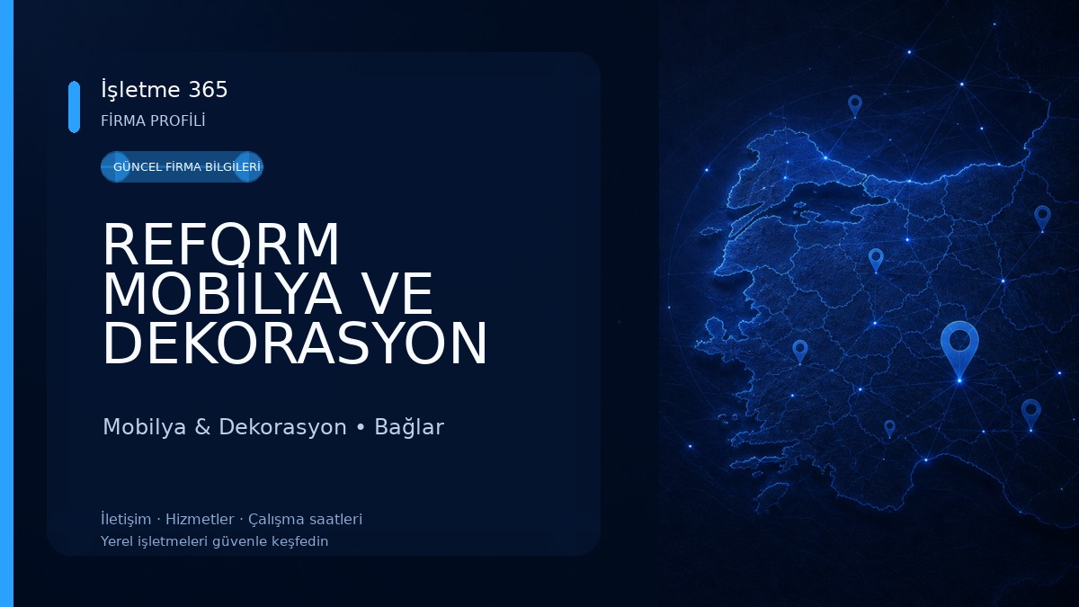 REFORM MOBİLYA VE DEKORASYON
