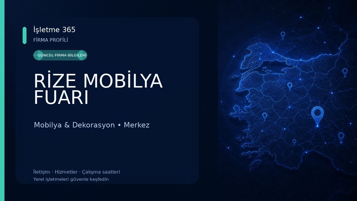 RİZE MOBİLYA FUARI Mobilya & Dekorasyon