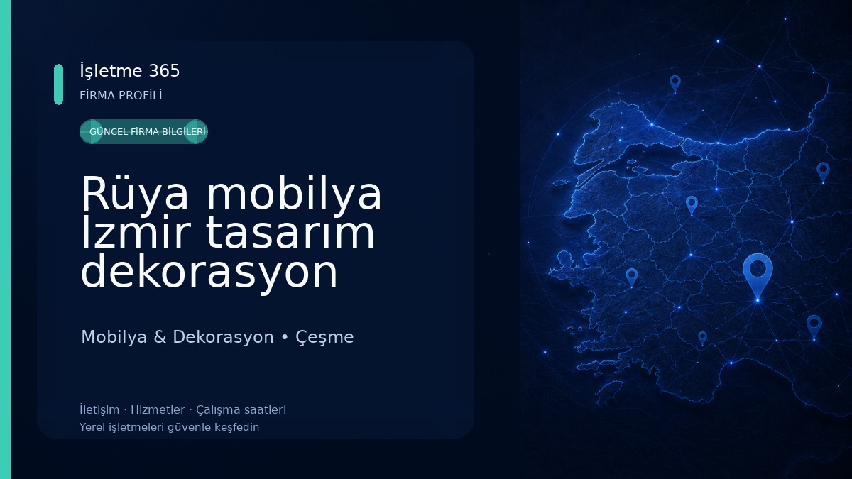 Rüya mobilya İzmir tasarım dekorasyon tadilat Mobilya & Dekorasyon
